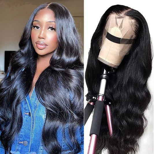 IUPin Hair Real Body Wave 5x5 HD Glueless Undetectable Invisible Lace Closure Wig