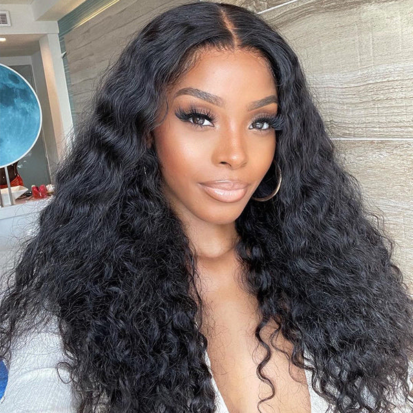 IUPin Undetectable HD Lace Water Wave 13x4 Glueless Lace Front Wig - IUPin Hair